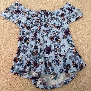 Off the shoulder flowy top